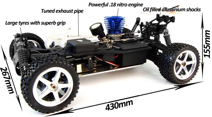nitro rc car kit self build